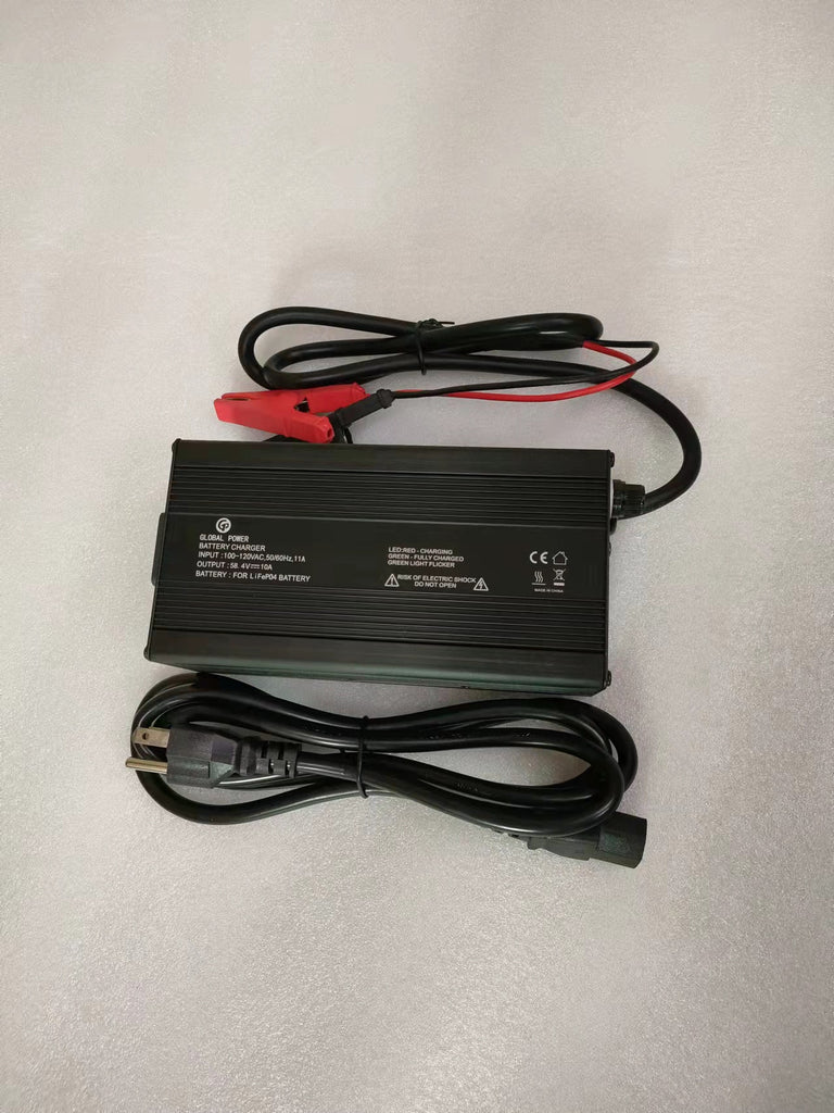 Charger 58.4V 10A LiFePO4 Battery Charger
