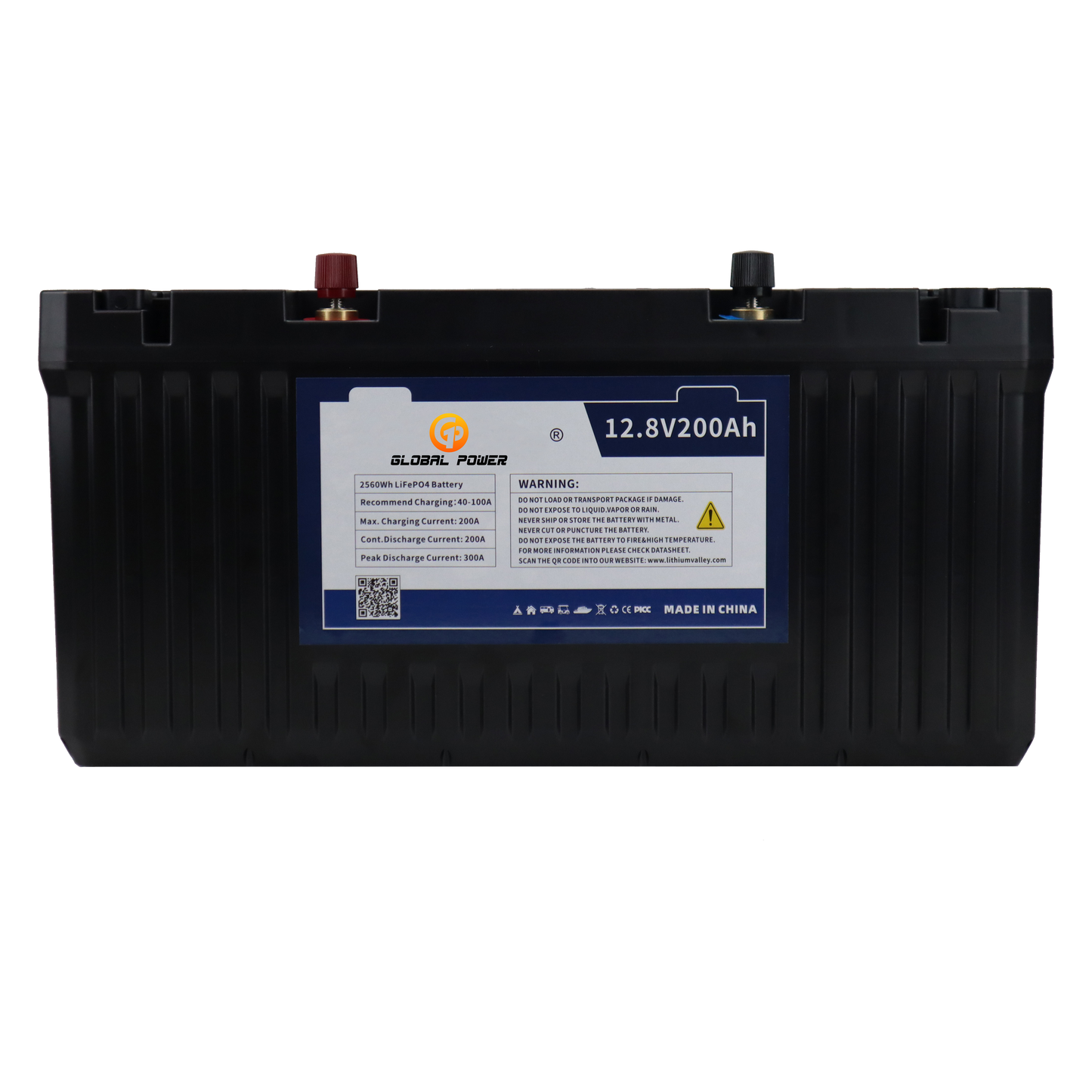 12.8V 200Ah LiFePO4 Backup Battery Portable Power Bank