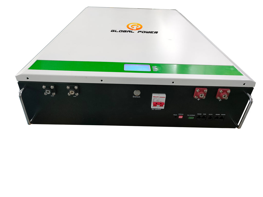 200Ah 51.2V LifePO4 Battery Power Wall with Active Balancer - Wall Mount Version