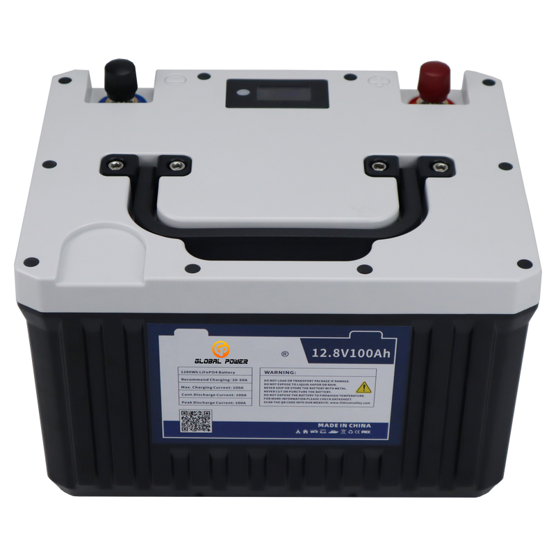 12.8V 100Ah LiFePO4 Backup Battery Portable Power Bank
