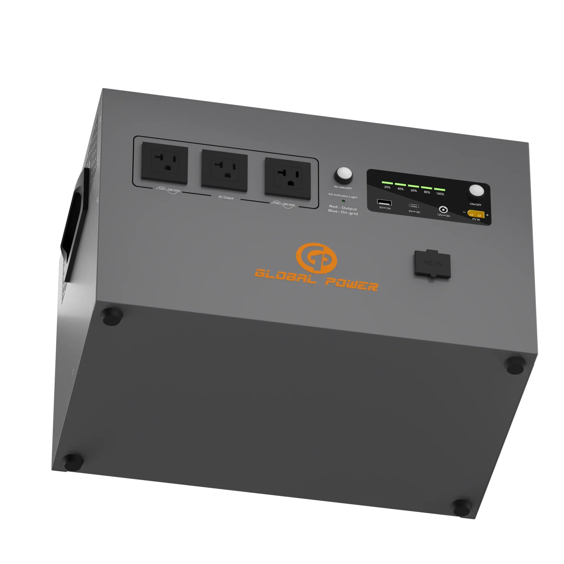 Global Power 2kW / 2560Wh Mini ESS