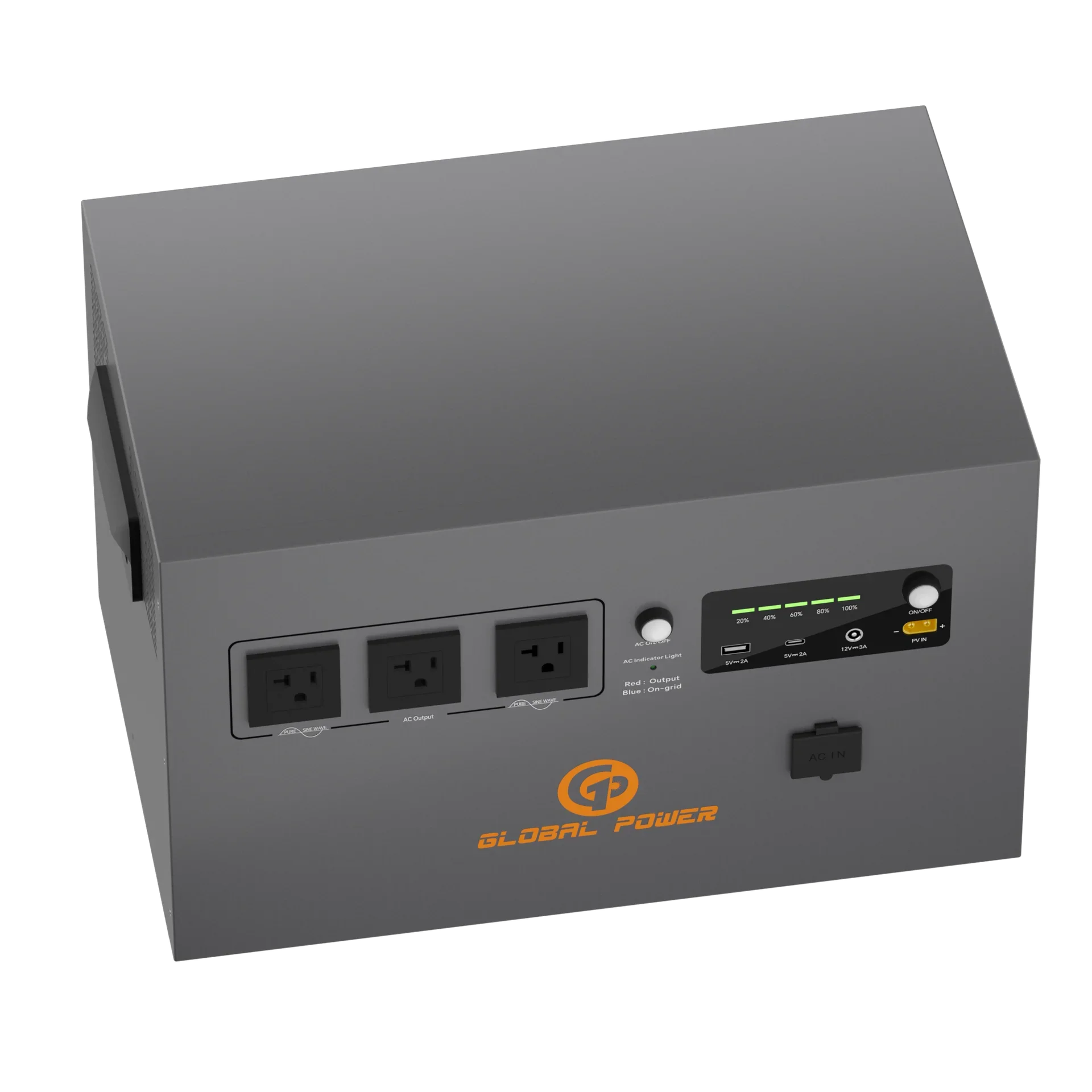 Global Power 2kW / 2560Wh Mini ESS