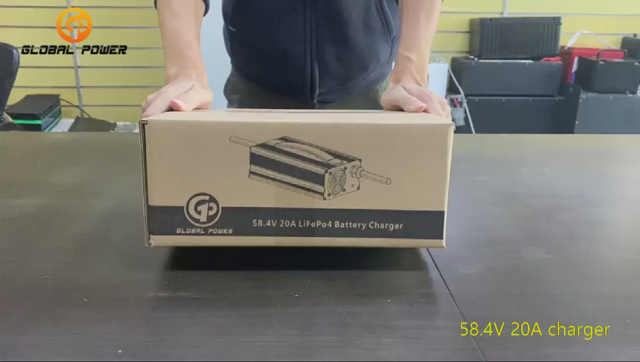 Charger 58.4V 20A LiFePO4 Battery Charger